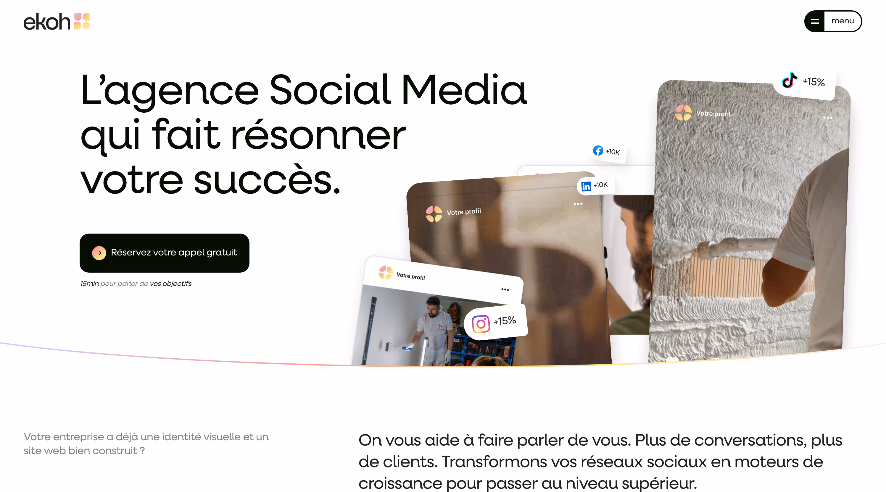 Capture d’écran du site